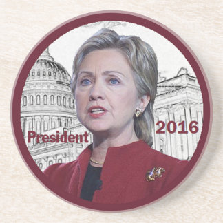 Hillary 2016 coaster
