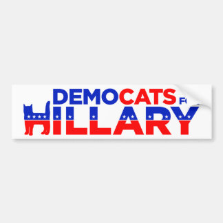 Hillary 2016 "Democats for Hillary" Bumper Sticker
