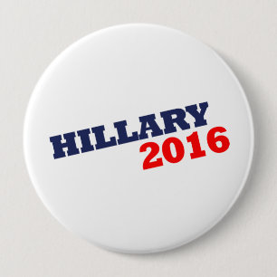 HILLARY 2016 -.png 4 Inch Round Button