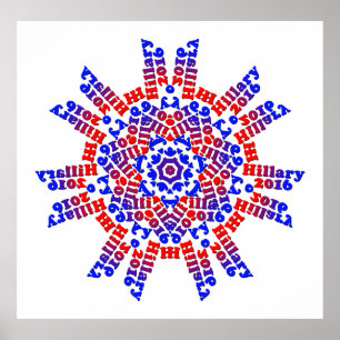 Hillary 2016 & points - Poster