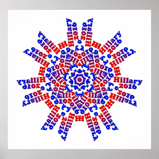 Hillary 2016 & points - Poster (Front)