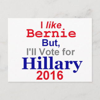 Hillary 2016 Postcard