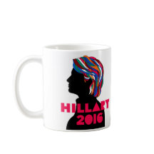 Hillary 2016: Retro Design Coffee Mug