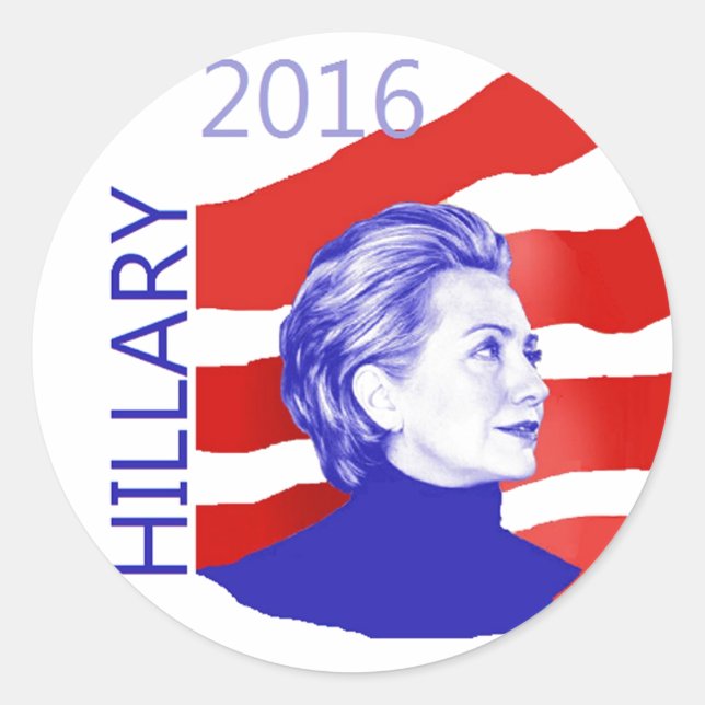 Hillary 2016 Sticker (Front)
