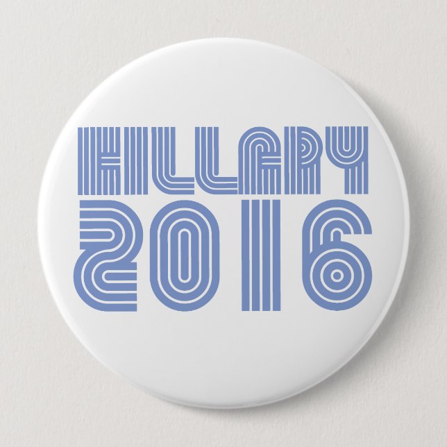 HILLARY 2016 vintage.png 4 Inch Round Button (Front)