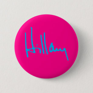 "Hillary” 2.25-inch 2 Inch Round Button