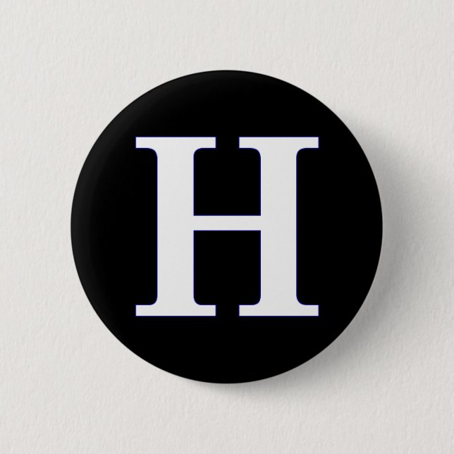 Hillary 2 Inch Round Button (Front)