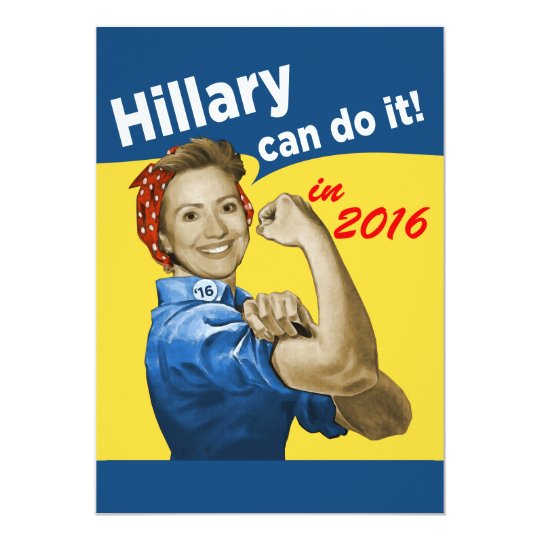HIllary Can Do It Card