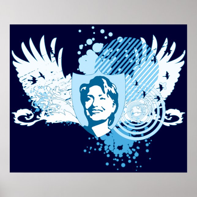 hillary clinton 08. hi-fi. v1. poster (Front)