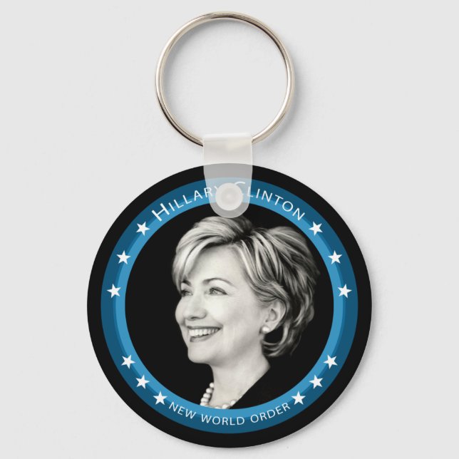 hillary clinton 08. picturesque. keychain (Front)