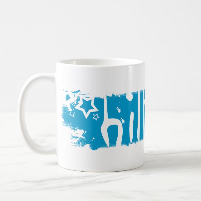 hillary clinton 08. scratched out. coffee mug (Left)