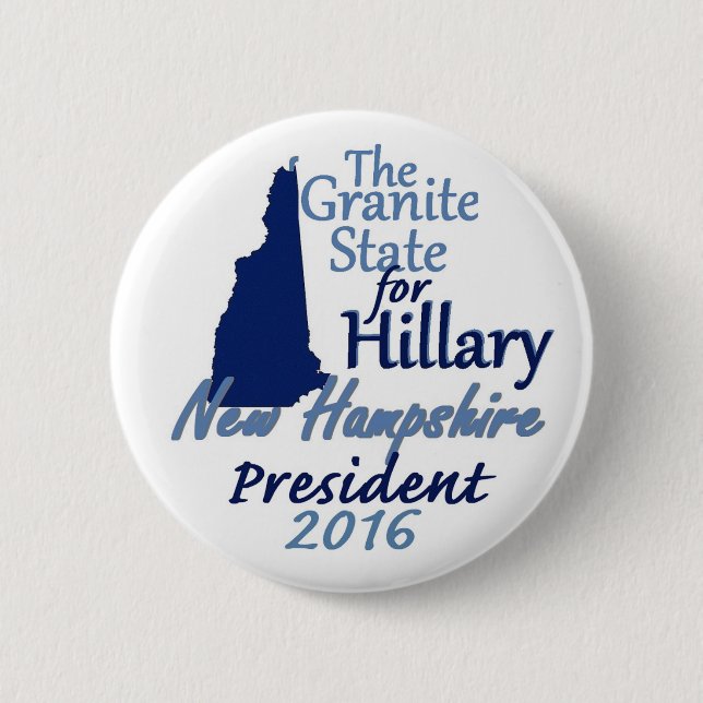 Hillary CLINTON 2016 2 Inch Round Button (Front)