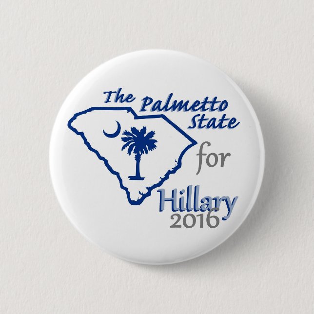 Hillary CLINTON 2016 2 Inch Round Button (Front)