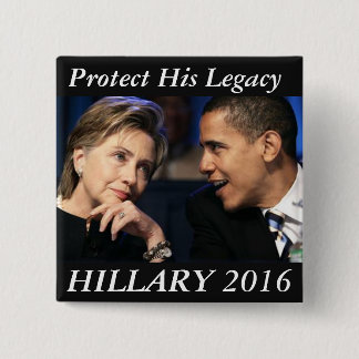 Hillary Clinton 2016 2 Inch Square Button