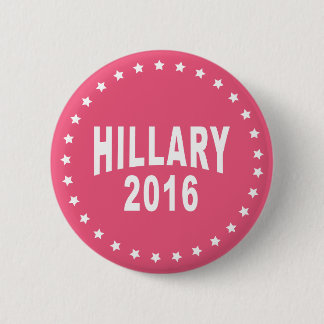 Hillary Clinton 2016 Campaign Pink Pinback Button