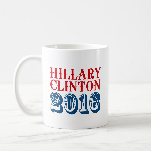 HILLARY CLINTON 2016 CLASSIC.png Coffee Mug (Left)