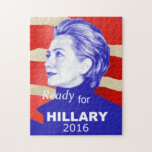 Hillary Clinton 2016 Jigsaw Puzzle (Vertical)