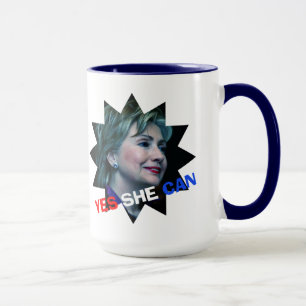 Hillary Clinton 2016 - Oui, elle peut - Mug