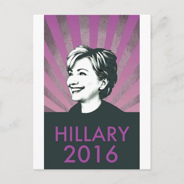 Hillary Clinton 2016 Postcard (Front)