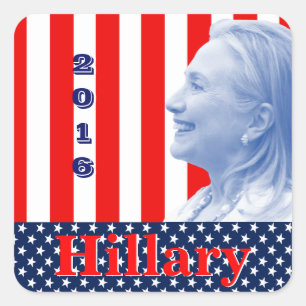 Hillary Clinton 2016 Square Sticker