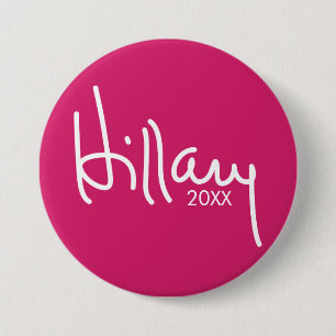 Hillary Clinton 2020 Designer Campaign Gear 3 Inch Round Button