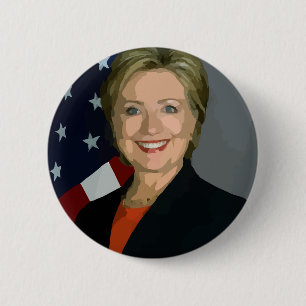 hillary clinton 2 inch round button