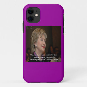 Hillary Clinton Angry Americans Citer Coque iPhone