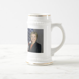 Hillary Clinton Beer Stein