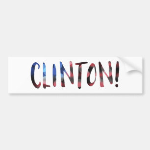 Hillary Clinton bokeh Bumper Sticker