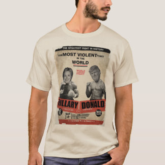Hillary Clinton contre Donald Trump T-shirt drôle