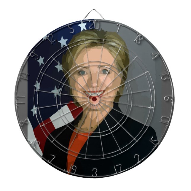 hillary clinton dartboard (Front)