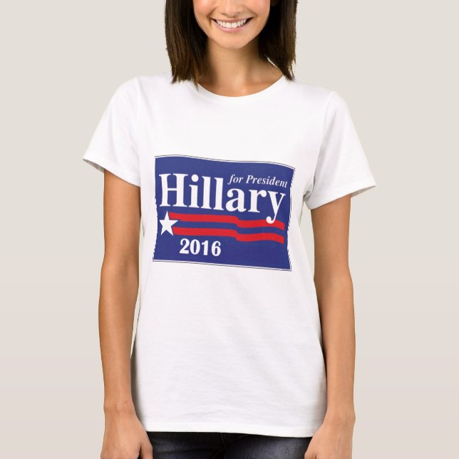 Hillary Clinton For President 2016 Campaign Shirt (Front)