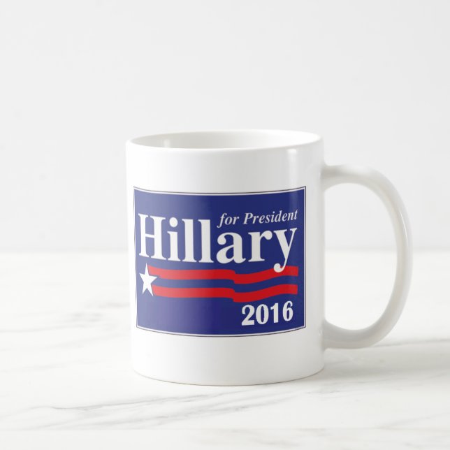 Hillary Clinton For President 2016 Coffee Mug (Right)