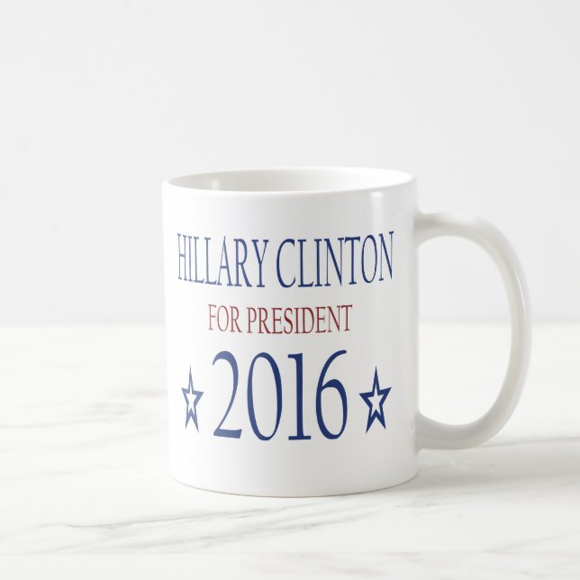 Hillary Clinton for President 2016 Coffee Mug (Right)