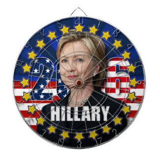 Hillary Clinton for president 2016 Dartboard