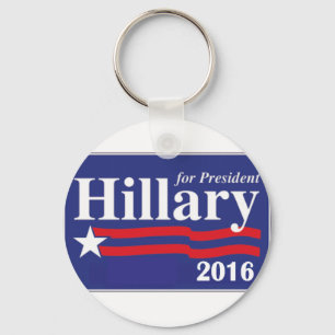 Hillary Clinton for President 2016 Keychain