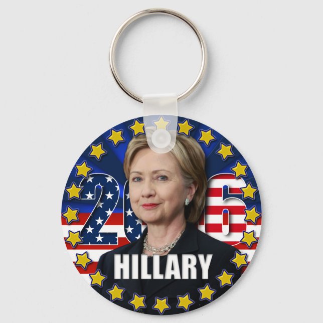 Hillary Clinton for president 2016 Keychain (Front)