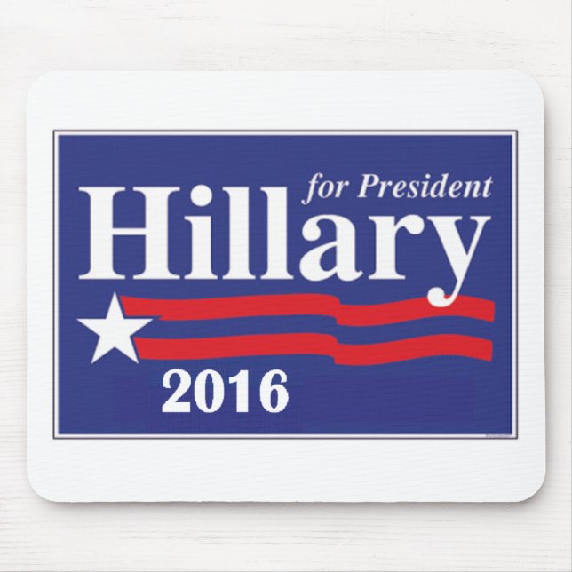 Hillary Clinton for President 2016 Mouse Pad (Front)