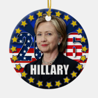 Hillary Clinton for president 2016 Ornament