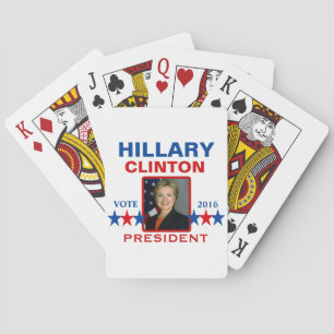 Hillary Clinton for President 2016 Playing Cards