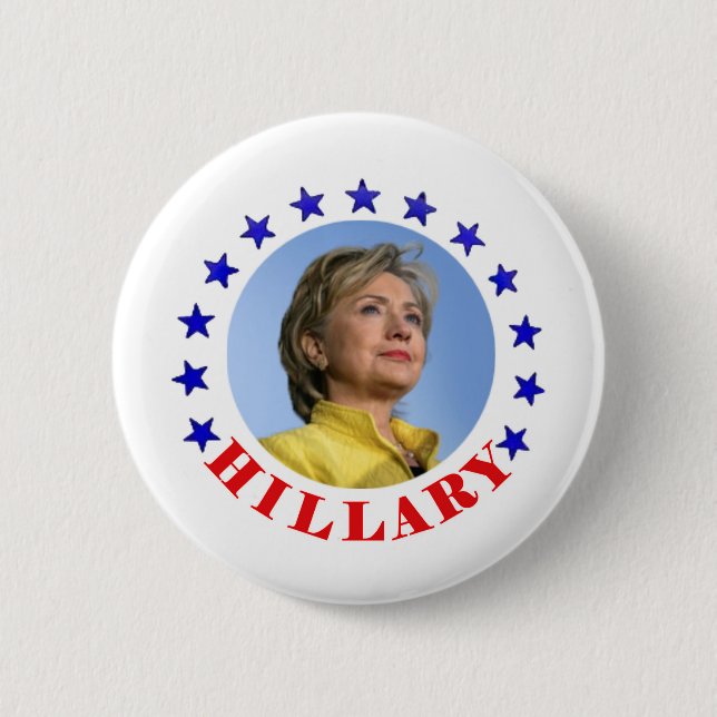 Hillary Clinton for Presidenty 2016 2 Inch Round Button (Front)