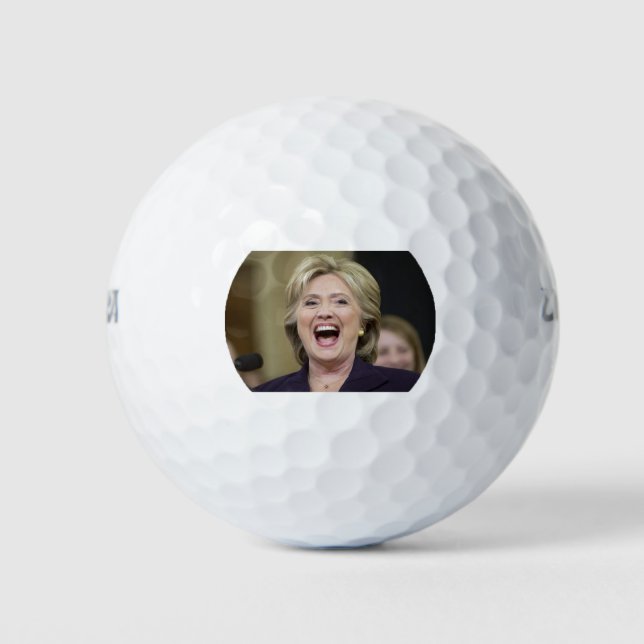 Hillary Clinton Golf Balls (Front)