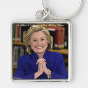 Hillary Clinton It Takes A Village Gift Keychain