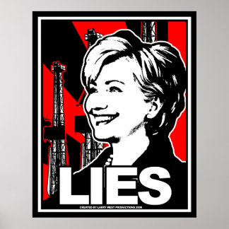 Hillary Clinton: LIES! Poster