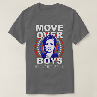 Hillary Clinton "Move Over Boys" Grey T-Shirt