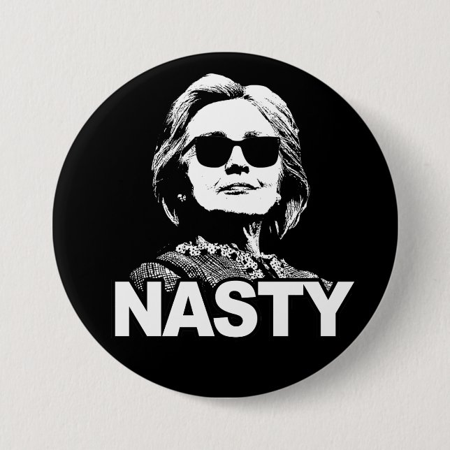 Hillary Clinton "Nasty" Button (Front)