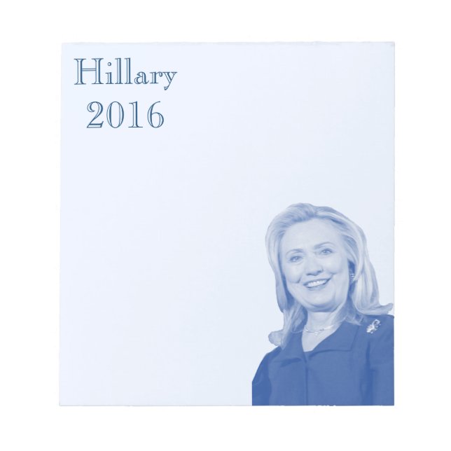 Hillary Clinton Notepad (Front)