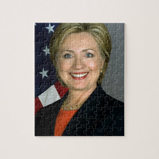 Hillary Clinton Official Portrait Jigsaw Puzzle (Vertical)