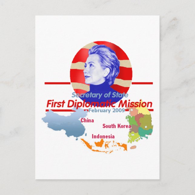 Hillary Clinton Postcard (Front)