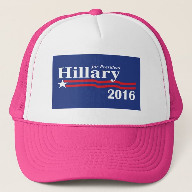 Hillary Clinton pour le casquette de président (Devant)